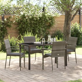 Conjunto de Comedor de Jardín de 5 Piezas con