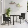 Set de Comedor de Jardín de 5 Piezas con Cojines Negro Poliratán von , Gartenstühle - Ref: Foro24-3380102, Preis: 340,84 €, R...