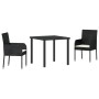 Set de Comedor de Jardín de 7 Piezas con Cojines Gris Poliratán | Foro24.es | Tu tienda online para hogar, jardín y más Foro24.es
