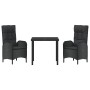 Set de Comedor de Jardín de 7 Piezas Negro Rattan Versátil von , Gartenstühle - Ref: Foro24-3380117, Preis: 840,55 €, Rabatt: %