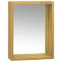 Solid teak wood mirror cabinet 30x10x40 cm by vidaXL, Lockers and storage cabinets - Ref: Foro24-338243, Price: 34,96 €, Disc...