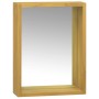 Spiegelschrank aus massivem Teakholz, 30 x 10 x 40 cm von vidaXL, Schließfächer und Lagerschränke - Ref: Foro24-338243, Preis...