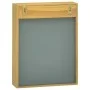 Solid teak wood mirror cabinet 30x10x40 cm by vidaXL, Lockers and storage cabinets - Ref: Foro24-338243, Price: 34,96 €, Disc...