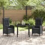 Conjunto de comedor de jardín con cojines de poliratán negro von , Gartenstühle - Ref: Foro24-3380125, Preis: 904,27 €, Rabat...
