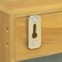Spiegelschrank aus massivem Teakholz, 30 x 10 x 40 cm von vidaXL, Schließfächer und Lagerschränke - Ref: Foro24-338243, Preis...