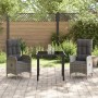 Juego de Comedor de Jardín de 7 Piezas con Cojines en Poliratán Gris von , Gartenstühle - Ref: Foro24-3380138, Preis: 924,08 ...