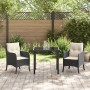 Juego de comedor de jardín de 7 piezas con cojines gris poliratán von , Gartenstühle - Ref: Foro24-3380166, Preis: 776,48 €, ...
