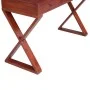Computertisch aus massivem Mahagoniholz, 115 x 47 x 77 cm von vidaXL, Schreibtische - Ref: Foro24-337082, Preis: 219,86 €, Ra...