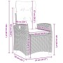 Set de Comedor de Jardín de 9 Piezas con Cojines Marrón Poliratán | Foro24.es | Tu tienda online para hogar, jardín y más Foro24.es
