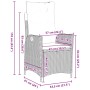 Juego de Comedor de Jardín de 5 Piezas con Cojines Beige Poliratán von , Gartenstühle - Ref: Foro24-3380515, Preis: 631,66 €,...