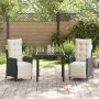 Conjunto de Jardín de 7 Piezas Gris Claro Ratán Polimérico | Foro24.es | Tu tienda online para hogar, jardín y más Foro24.es