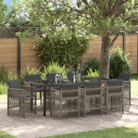 Conjunto de Comedor de Jardín de 9 Piezas con