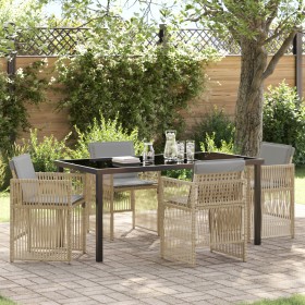 Conjunto de Comedor de Jardín de 5 Piezas con