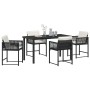 Conjunto de Comedor de Jardín de 9 Piezas con Cojines Beige Ratán Poliéster | Foro24.es | Tu tienda online para hogar, jardín y más Foro24.es