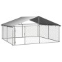 Außenzwinger mit Dach 300x300x150 cm von vidaXL, Hundehütten und Zäune - Ref: Foro24-171501, Preis: 150,43 €, Rabatt: %
