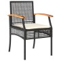 Conjunto de Comedor de Jardín 7 Piezas con Cojines Beige Poliratán von , Gartenstühle - Ref: Foro24-3380831, Preis: 457,76 €,...