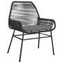 Set de Comedor Jardín de 5 Piezas con Cojines Negro Poliratán von , Gartenstühle - Ref: Foro24-3380870, Preis: 341,64 €, Raba...
