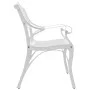 White cast aluminum garden bench 102 cm by vidaXL, garden benches - Ref: Foro24-317746, Price: 220,97 €, Discount: %