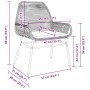 Juego de Comedor de Jardín de 7 Piezas con Cojines Rattan Negro von , Gartenstühle - Ref: Foro24-3380874, Preis: 521,00 €, Ra...