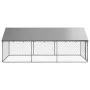 Außenzwinger mit Dach 400x200x150 cm von vidaXL, Hundehütten und Zäune - Ref: Foro24-171499, Preis: 166,73 €, Rabatt: %