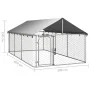 Außenzwinger mit Dach 400x200x150 cm von vidaXL, Hundehütten und Zäune - Ref: Foro24-171499, Preis: 166,73 €, Rabatt: %