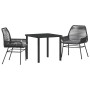 Set de Comedor de Jardín de 7 Piezas con Cojines Ratán Poliéster Marrón | Foro24.es | Tu tienda online para hogar, jardín y más Foro24.es