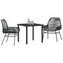 Juego de Comedor de Jardín de 9 Piezas con Cojines Marrón Poliratán von , Gartenstühle - Ref: Foro24-3380882, Preis: 633,25 €...