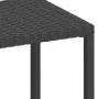 Sun loungers with table 2 units black synthetic rattan by vidaXL, Loungers - Ref: Foro24-317638, Price: 187,77 €, Discount: %