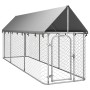 Outdoor-Zwinger mit Dach 400x100x150 cm von vidaXL, Hundehütten und Zäune - Ref: Foro24-171497, Preis: 128,55 €, Rabatt: %