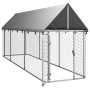 Outdoor-Zwinger mit Dach 400x100x150 cm von vidaXL, Hundehütten und Zäune - Ref: Foro24-171497, Preis: 128,55 €, Rabatt: %