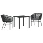 Conjunto de Comedor de Jardín de 7 Piezas con Cojines Gris Poliratán von , Gartenstühle - Ref: Foro24-3380937, Preis: 518,42 ...