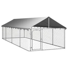 Außenzwinger mit Dach 600x200x150 cm von vidaXL, Hundehütten und Zäune - Ref: Foro24-171500, Preis: 188,26 €, Rabatt: %