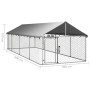 Außenzwinger mit Dach 600x200x150 cm von vidaXL, Hundehütten und Zäune - Ref: Foro24-171500, Preis: 191,00 €, Rabatt: %