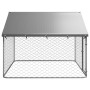 Außenzwinger mit Dach 200x200x150 cm von vidaXL, Hundehütten und Zäune - Ref: Foro24-171498, Preis: 122,46 €, Rabatt: %