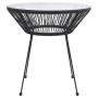 Garten-Essgruppe 5-teilig schwarz von vidaXL, Gartensets - Ref: Foro24-3085449, Preis: 500,02 €, Rabatt: %