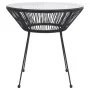 Juego de comedor de jardín 5 piezas negro de vidaXL, Conjuntos de jardín - Ref: Foro24-3085449, Precio: 492,82 €, Descuento: %