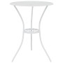 Bistrotisch und Stühle 3-tlg. weißer Aluminiumguss von vidaXL, Gartensets - Ref: Foro24-317752, Preis: 205,37 €, Rabatt: %