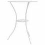 Bistro table and chairs 3 pieces cast aluminum white by vidaXL, Garden sets - Ref: Foro24-317752, Price: 205,87 €, Discount: %
