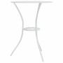 Bistrotisch und Stühle 3-tlg. weißer Aluminiumguss von vidaXL, Gartensets - Ref: Foro24-317752, Preis: 205,37 €, Rabatt: %
