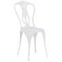 Bistro table and chairs 3 pieces cast aluminum white by vidaXL, Garden sets - Ref: Foro24-317752, Price: 205,87 €, Discount: %