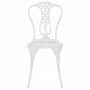 Bistro table and chairs 3 pieces cast aluminum white by vidaXL, Garden sets - Ref: Foro24-317752, Price: 205,87 €, Discount: %