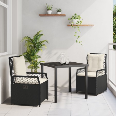 Juego de Comedor de Jardín de 5 Piezas en Rattan Poliéster Beige by , Garden chairs - Ref: Foro24-3381011, Price: 499,20 €, D...
