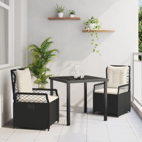 Comprar Set de Comedor de Jardín de 3 Piezas Gris