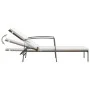 Garden lounger with brown synthetic rattan cushion by vidaXL, Loungers - Ref: Foro24-317634, Price: 96,21 €, Discount: %