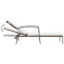 Tumbona de jardín con cojín ratán sintético marrón de vidaXL, Tumbonas - Ref: Foro24-317634, Precio: 131,50 €, Descuento: %