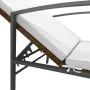 Sun loungers with table 2 units brown synthetic rattan by vidaXL, Loungers - Ref: Foro24-317637, Price: 188,51 €, Discount: %