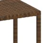 Sun loungers with table 2 units brown synthetic rattan by vidaXL, Loungers - Ref: Foro24-317637, Price: 188,51 €, Discount: %