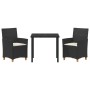 Juego de Comedor de Jardín de 5 Piezas con Cojines Beige Poliratán | Foro24.es | Tu tienda online para hogar, jardín y más Foro24.es