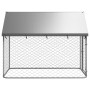 Außenzwinger mit Dach 200x100x150 cm von vidaXL, Hundehütten und Zäune - Ref: Foro24-171496, Preis: 98,42 €, Rabatt: %