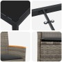 Juego de Comedor de Jardín de 5 Piezas con Cojines Gris Ratán Poli von , Gartenstühle - Ref: Foro24-3381095, Preis: 445,34 €,...